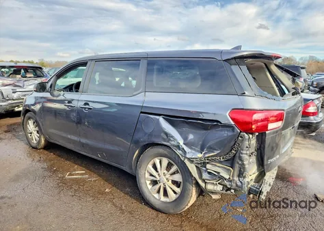 2017 Kia Sedona Lx из США, поврежденный, VIN KNDMB5C13H6226197